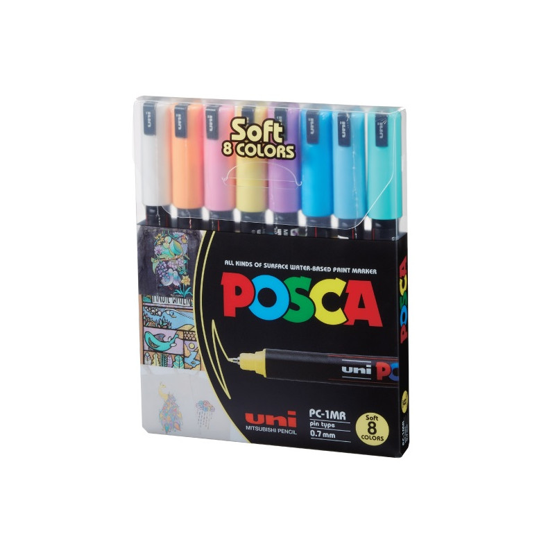 PaperStop - Llegaron nuevos estuches de marcadores #posca 🤩. Colores  básicos, pasteles, fríos, cálidos y el más esperado: El estuche PC-3M de 16  unidades‼️ Encuentra toda la variedad de estuches y unidades
